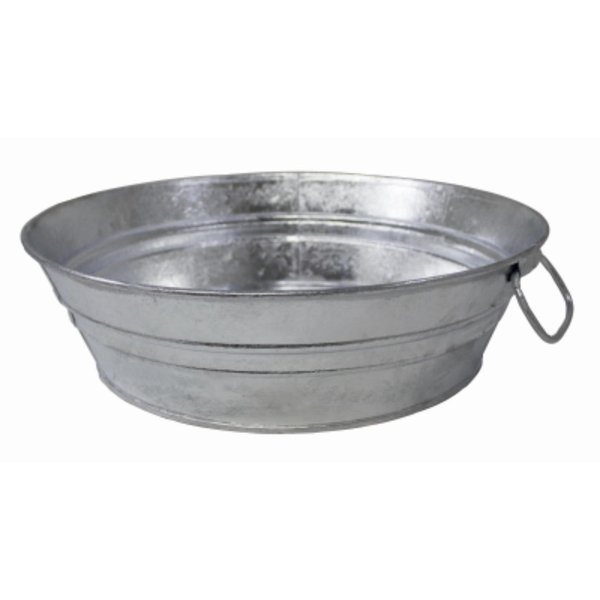 Behrens Tub Low-Flat Hot-Dip Stl 2Qt 102LFT